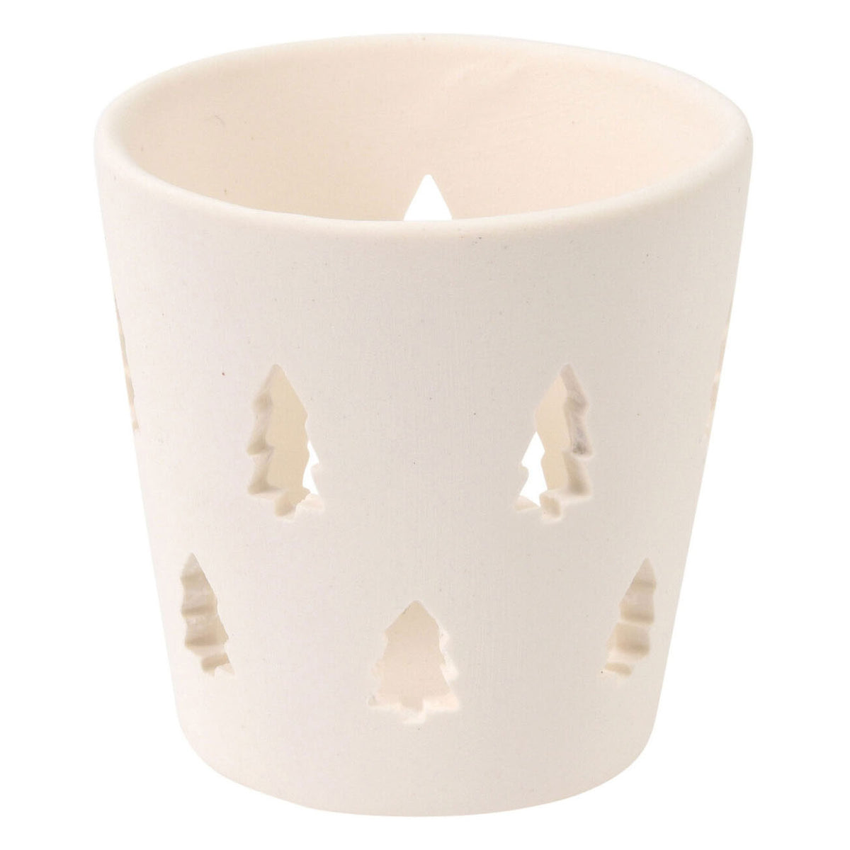 Tealight Holder Christmas White