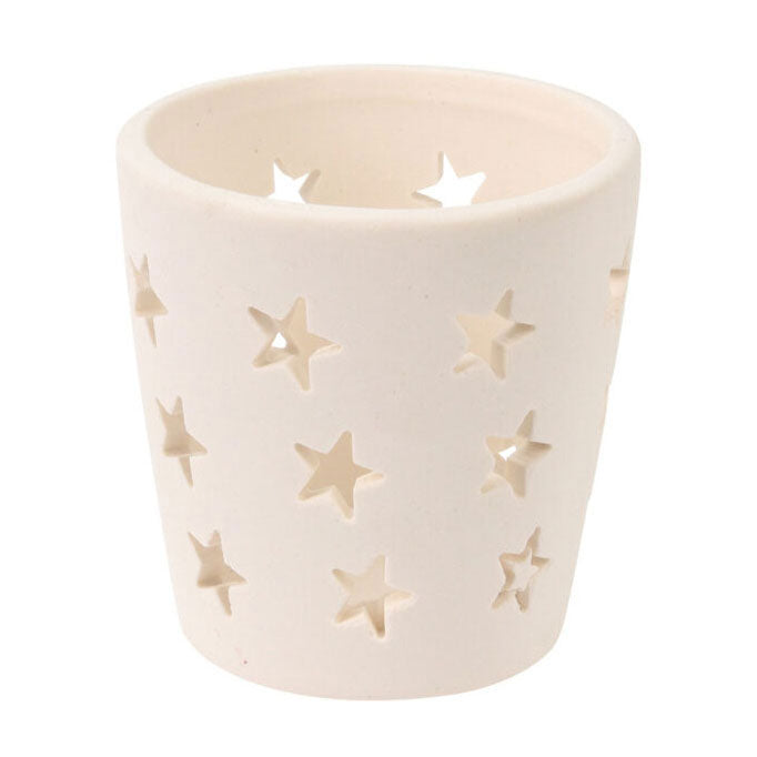 Tealight Holder Christmas White
