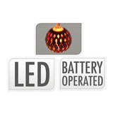 LED-slyngelys med metallys