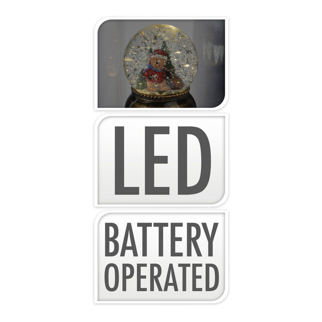 Rystekugle jul med LED XL