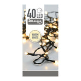 Udendørs LED belysning 40 LED - varm hvid, 300cm