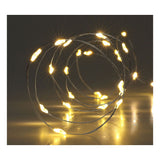 Sølvtråd 40led varm hvid, 195cm