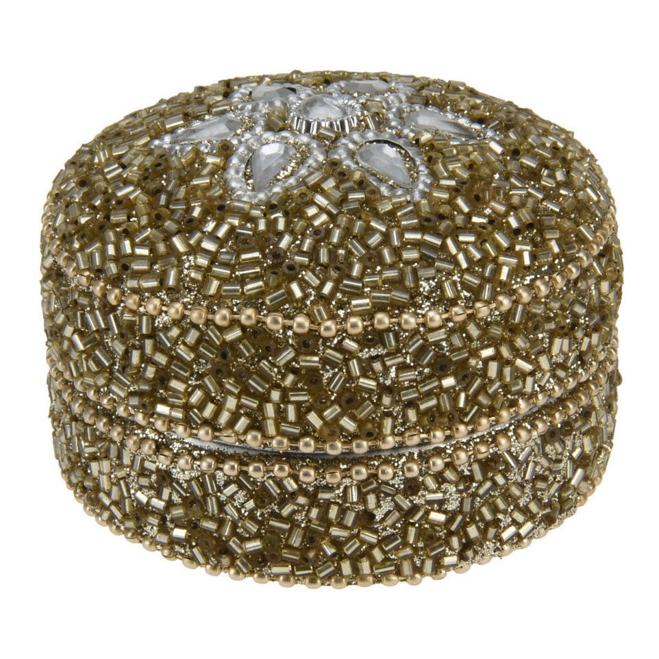 Æske 7x4 cm guld, sæt med 12 stk