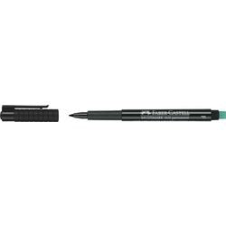 Overhead markør faber-castell sort permanent 10 stk
