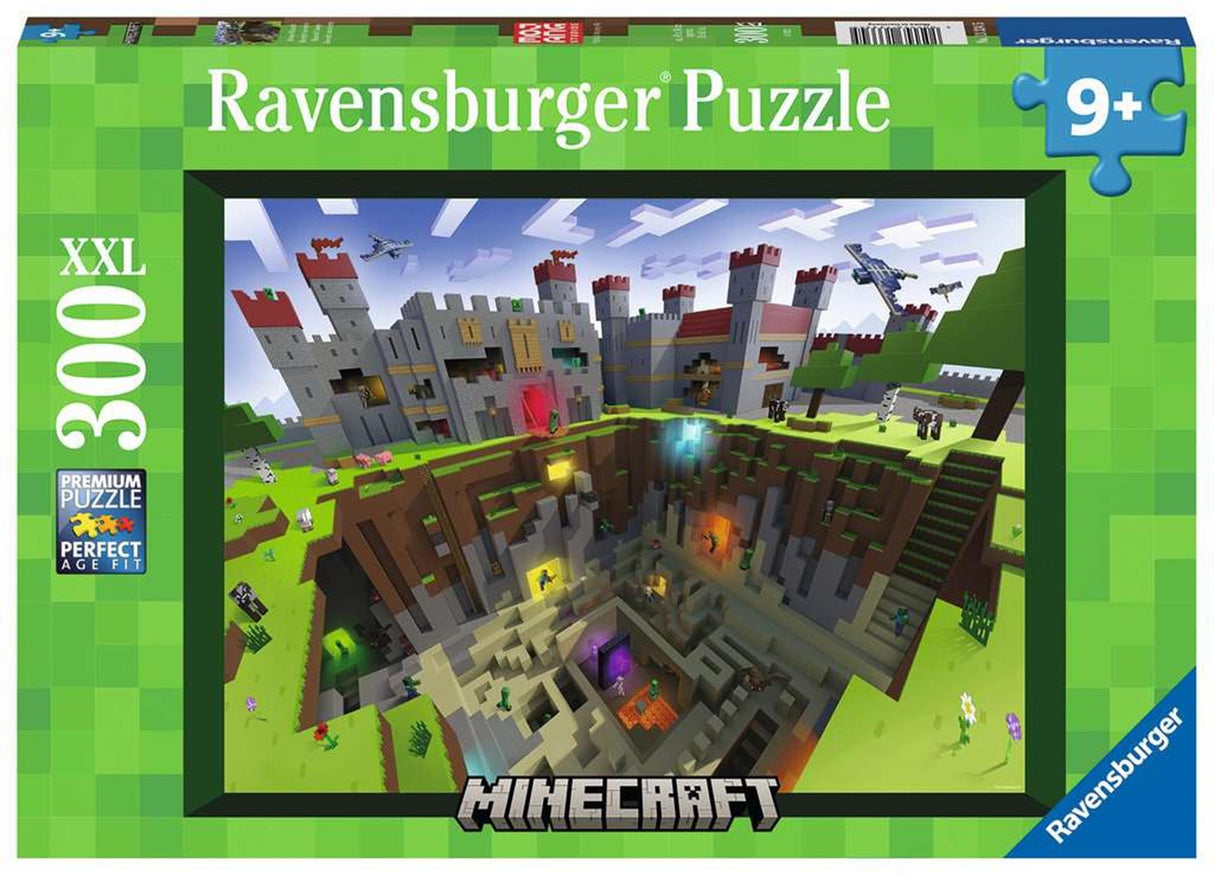 Ravensburger puslespil Minecraft cutaway - puslespil - 300 XXL brikker