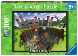 Ravensburger puslespil Minecraft cutaway - puslespil - 300 XXL brikker