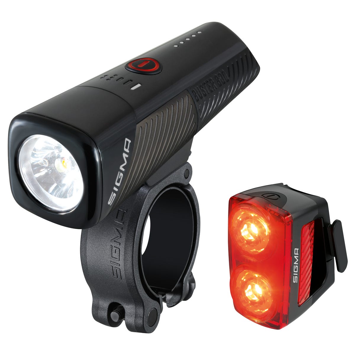 Belysningssæt Sigma Buster 800 USB + Buster RL 150 Flash USB