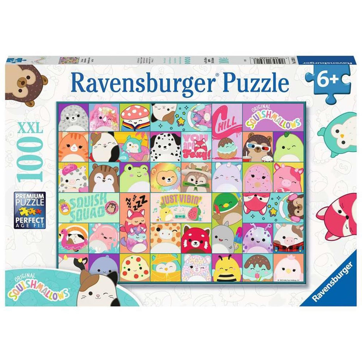 Ravensburger puslespil squishmallows 100 xl brikker