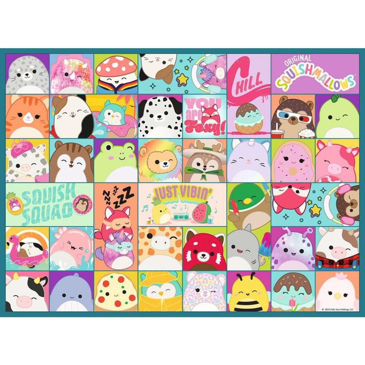 Ravensburger puslespil squishmallows 100 xl brikker