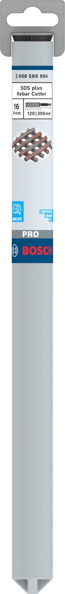 Bosch pro sds plus armeringsboremaskine, 16 x 120 x 300 mm