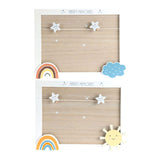 Memo board MDF regnbue