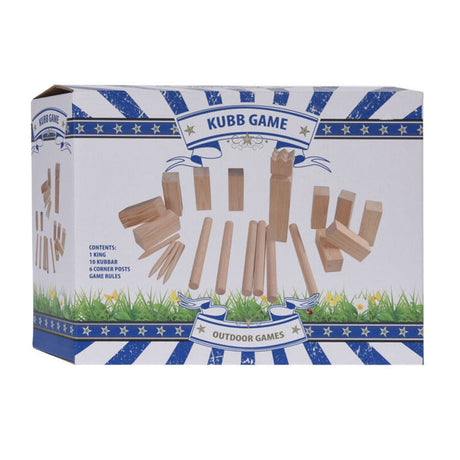 Kubb sæt træ fsc, 21 stk.