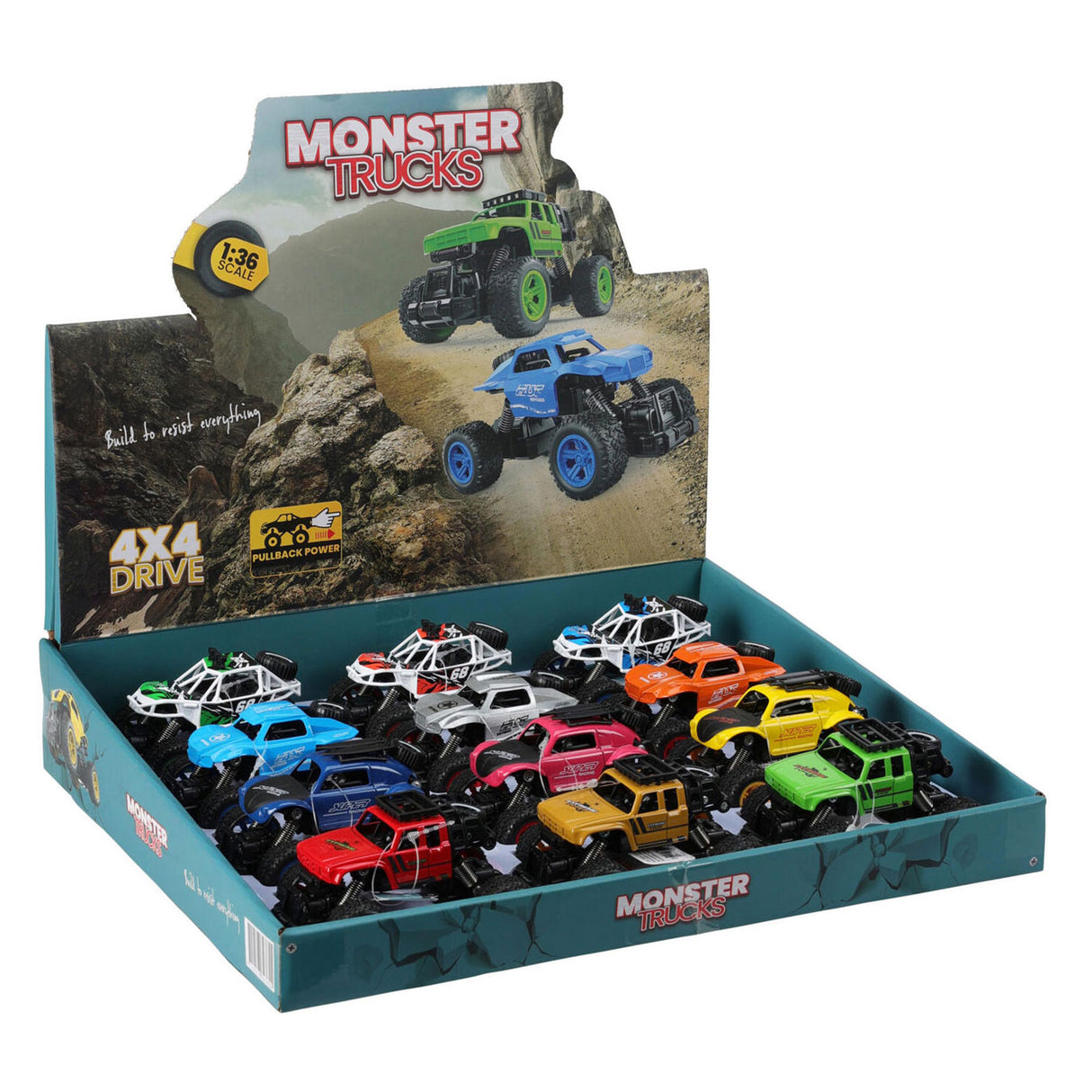Koopman trykstøbt tilbagetrukket monstertruck