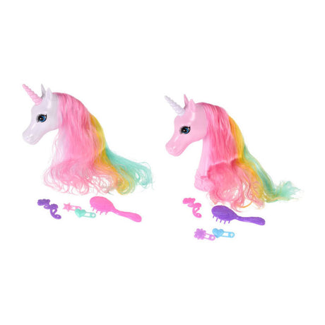 Unicorn hættehoved med 4 tilbehør