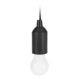 Træklampe sort i farvekasse