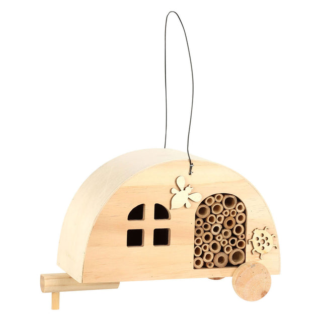 Insekthotel træ campingvogn