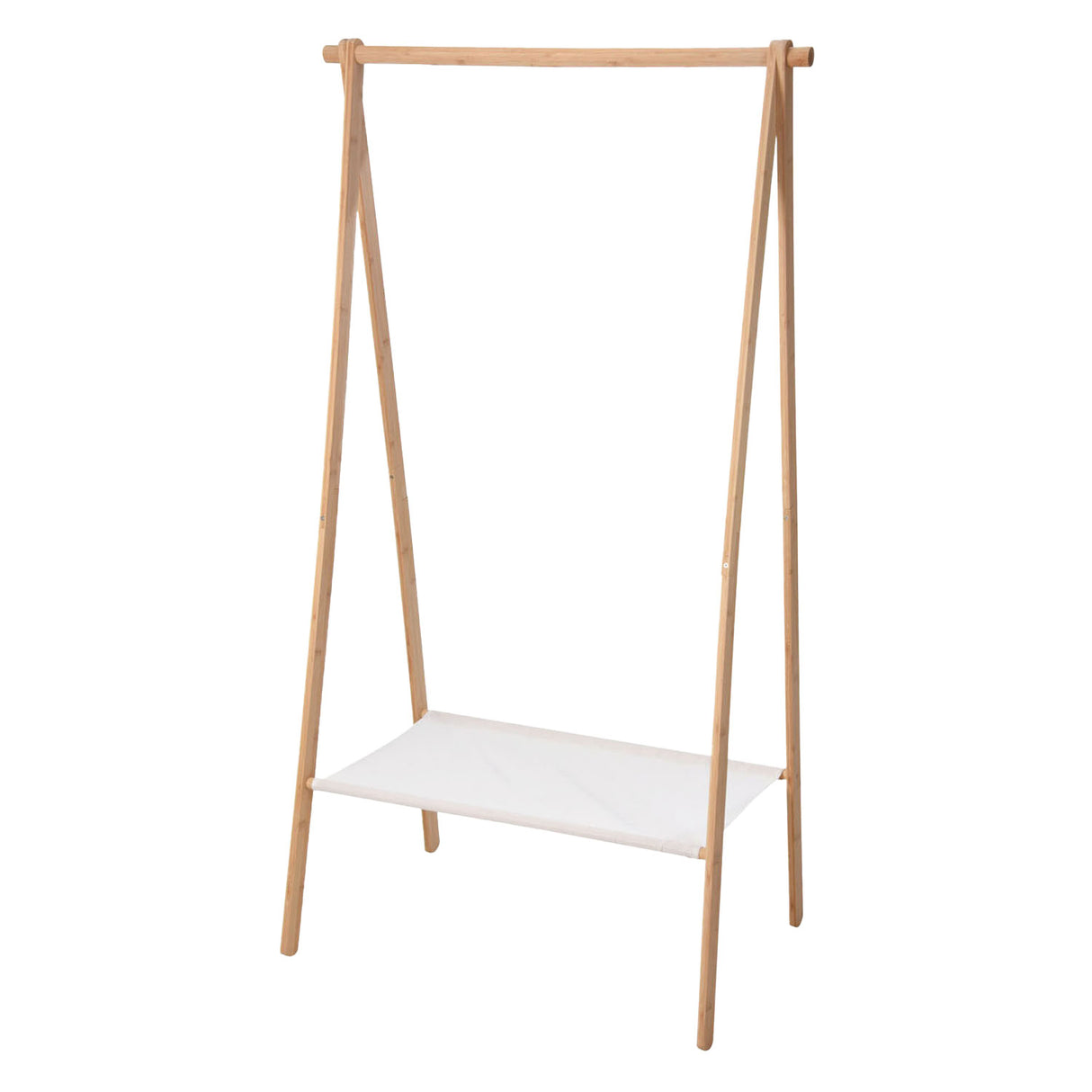 Tøjstativ bambus, 86x57x155cm