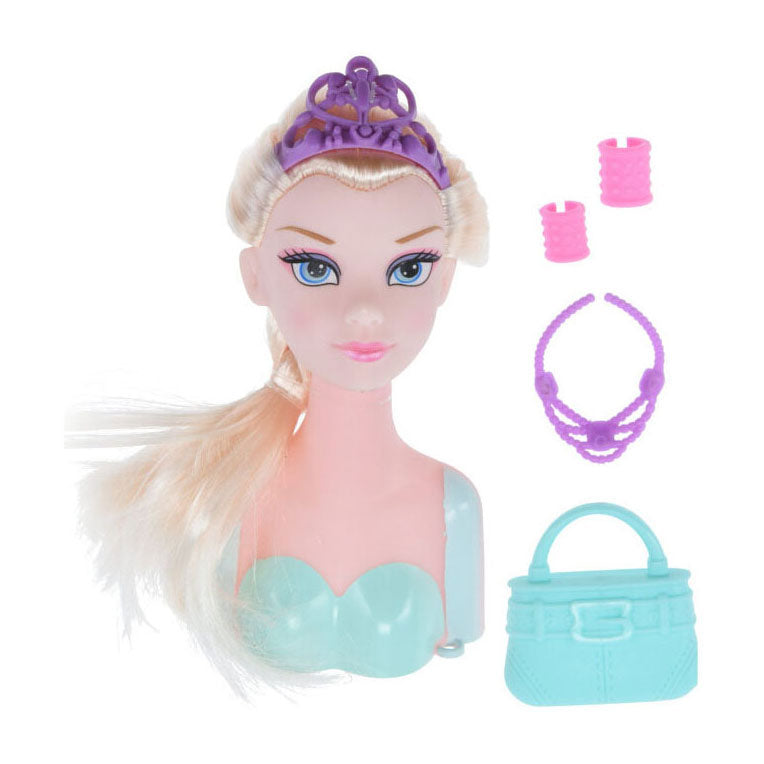 Make-up dukke med tilbehør, 15 cm