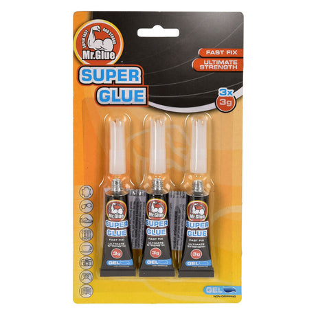 Super lim gel, 3 stk.