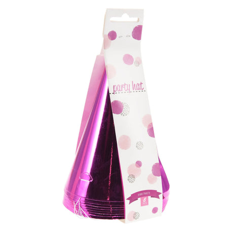 Paper Hat Pink, 8 stk.
