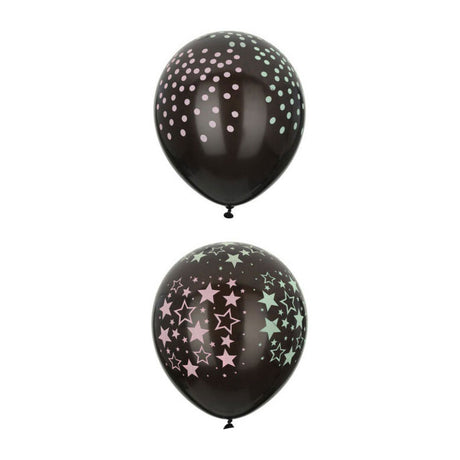 Latex neon balloner, 10 stk.