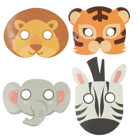 Mask Jungle Paper Set, 8 stk.