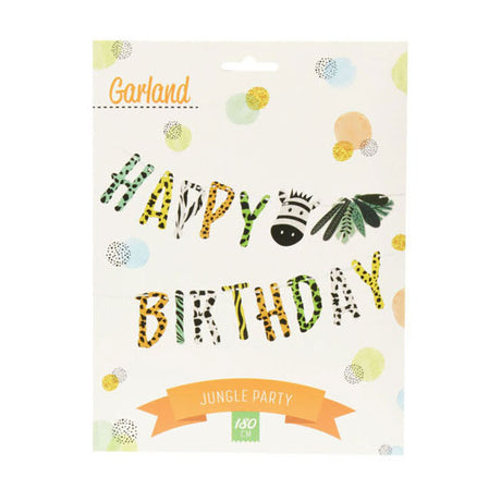 Tillykke med fødselsdagen Garland, 180 cm