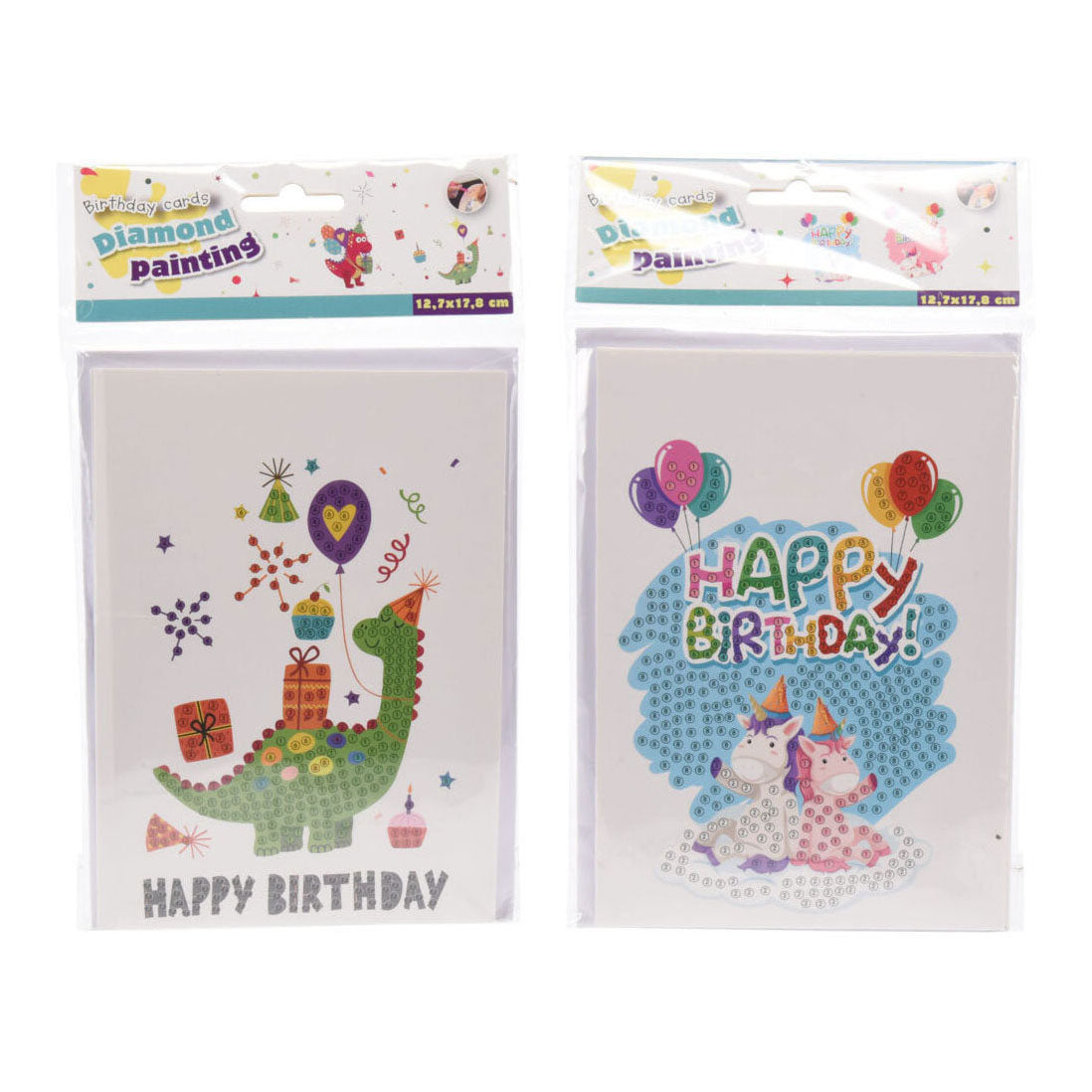 Diamant maleri fødselsdagskort