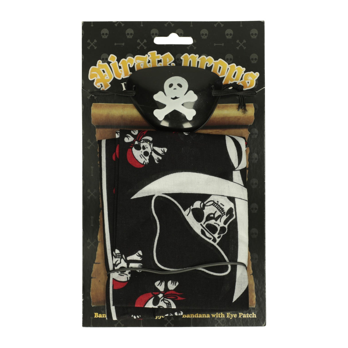 Piratbandana med øjenplaster