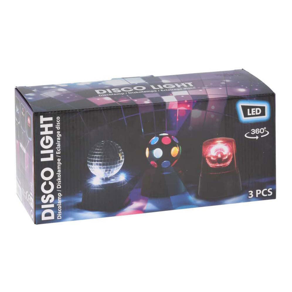Disco lampe sæt, 3 stk.