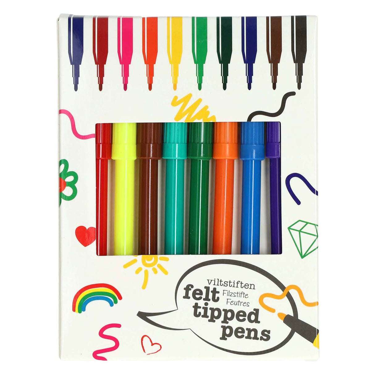 Filtpenne, 10 stk.