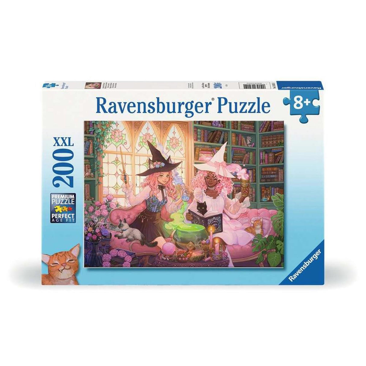 Ravensburger puslespil fortryllende bibliotek 200 xxl brikker