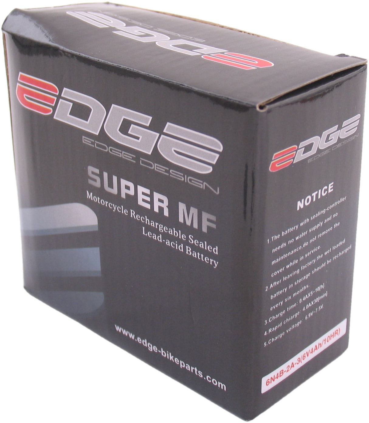 Edge batteri 6n4b-2a-3 yamaha dt rd-mx (10 x 10 x 4,5 cm)