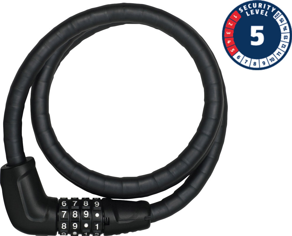Abus Microflex 6615C 120 15 Black Cable Lock