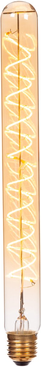 Lucide t32 - glødelampe - ø 3,2 cm - led 3 stepdim (hukommelse) - e27 - 1x4,9w 2200k - rav