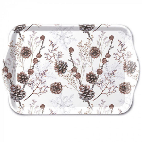 Ambiente bakke 13x21cm fyrrekogler hvid