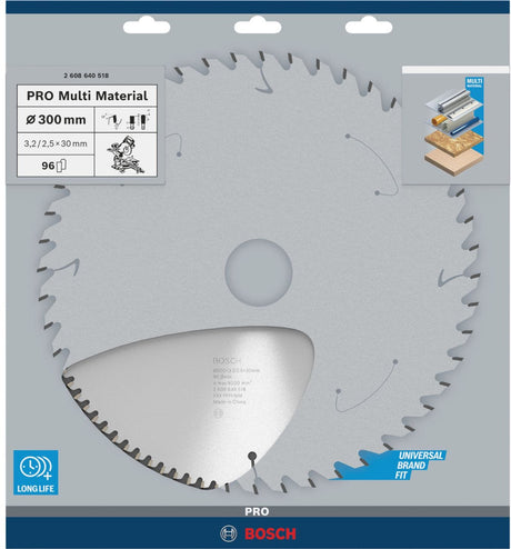 Bosch cirkzb multi k vt 300x30x3.2 96t tr-f