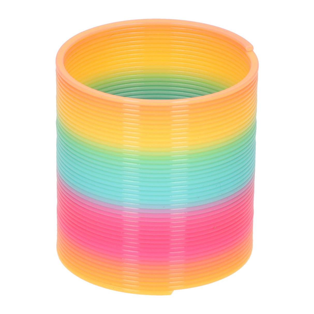 Trapveer in regenboogkleuren - 9,5x10,5cm