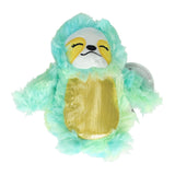 Luiaard knuffel met tie-dye effect
