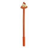 Set gelpennen fastfood in etui, 4 stuks