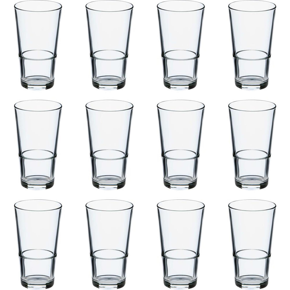 Mammoet ølglas budgetline amsterdam stabelbart 340 ml sæt med 12 stk