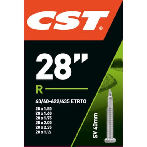 Cst indvendige rør 28 29x1,50 - 2,35 28x1 1 2 Fransk ventil 40mm = 40 60-622 635 071923