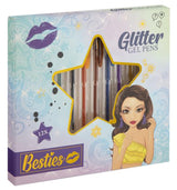 Besties glittergelpennen, 12 ..