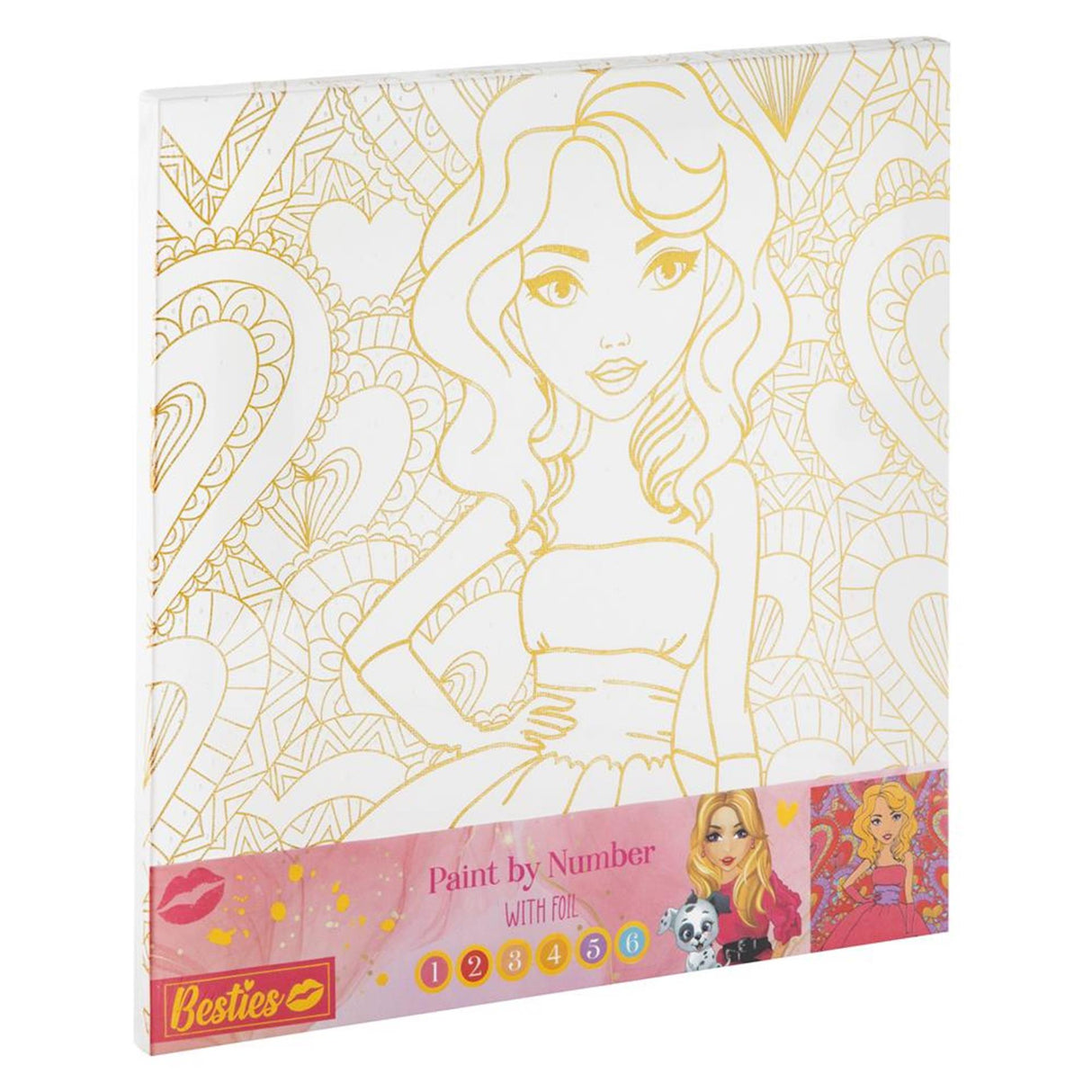 Grafix maleri efter nummer 30x30cm