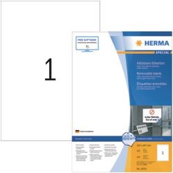 Herma labels a4 hvid 210x297 mm abløsb. papir 100 stk.