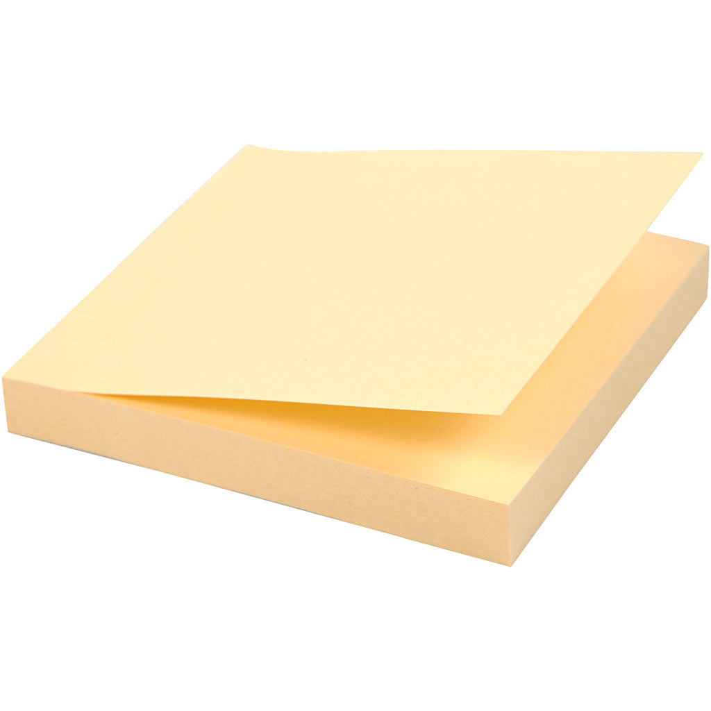 Sticky notes, størrelse 75x75 mm, 12 stk., 1 æske