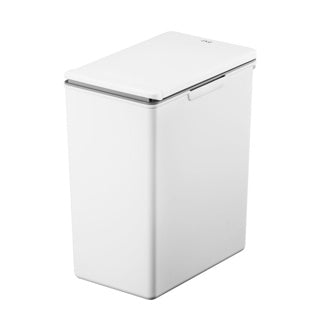 Eko - morandi touch 20 liter - plastik - hvid - affaldsspand