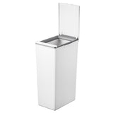 Eko - morandi touch 40 liter - plastik - hvid - affaldsspand