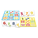 Taktisk lotto frugttal - kortspil - søg find - familiespil - 2-4 spillere - fra 3 år