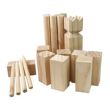 Tactic kubb – fange- og kastespil – originalt svensk kastespil i praktisk bærbar æske – bæredygtigt fyrretræ